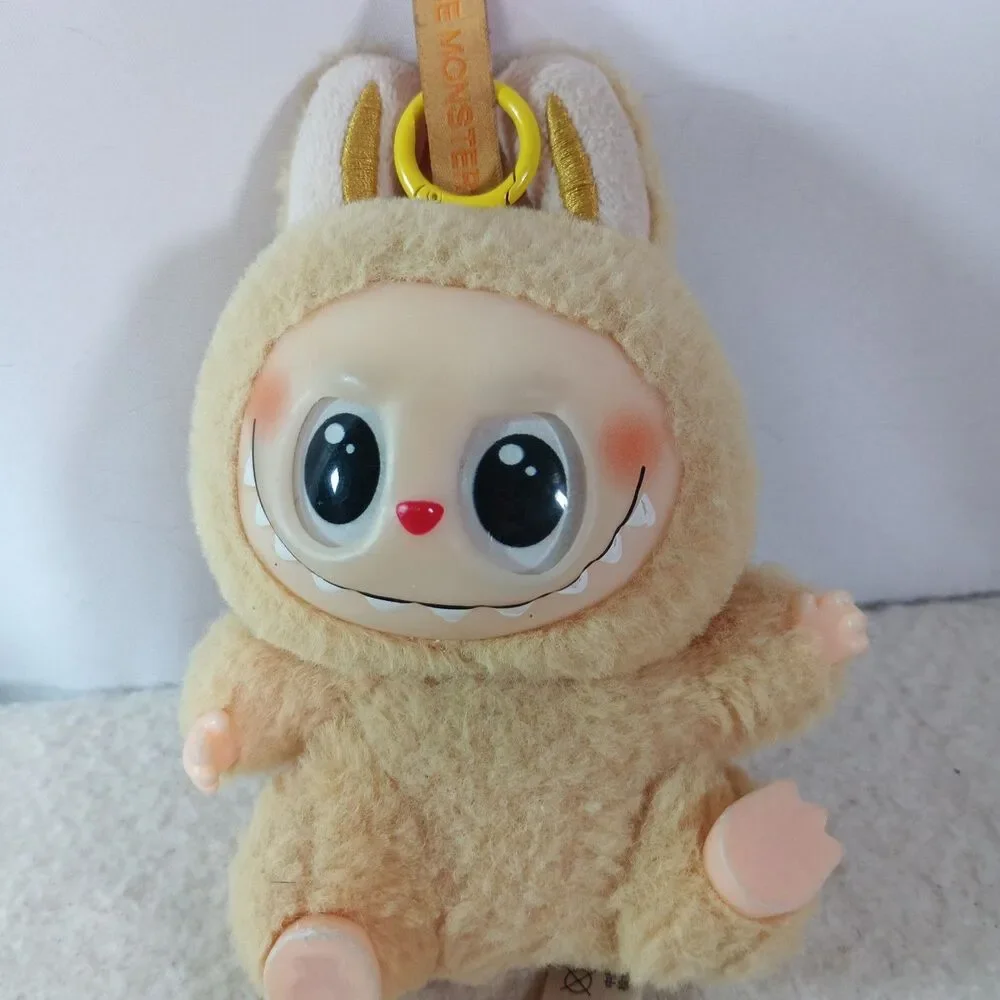 POP MART Labubu The Monsters Exciting Macaron Soymilk Plush Pendant Keychain